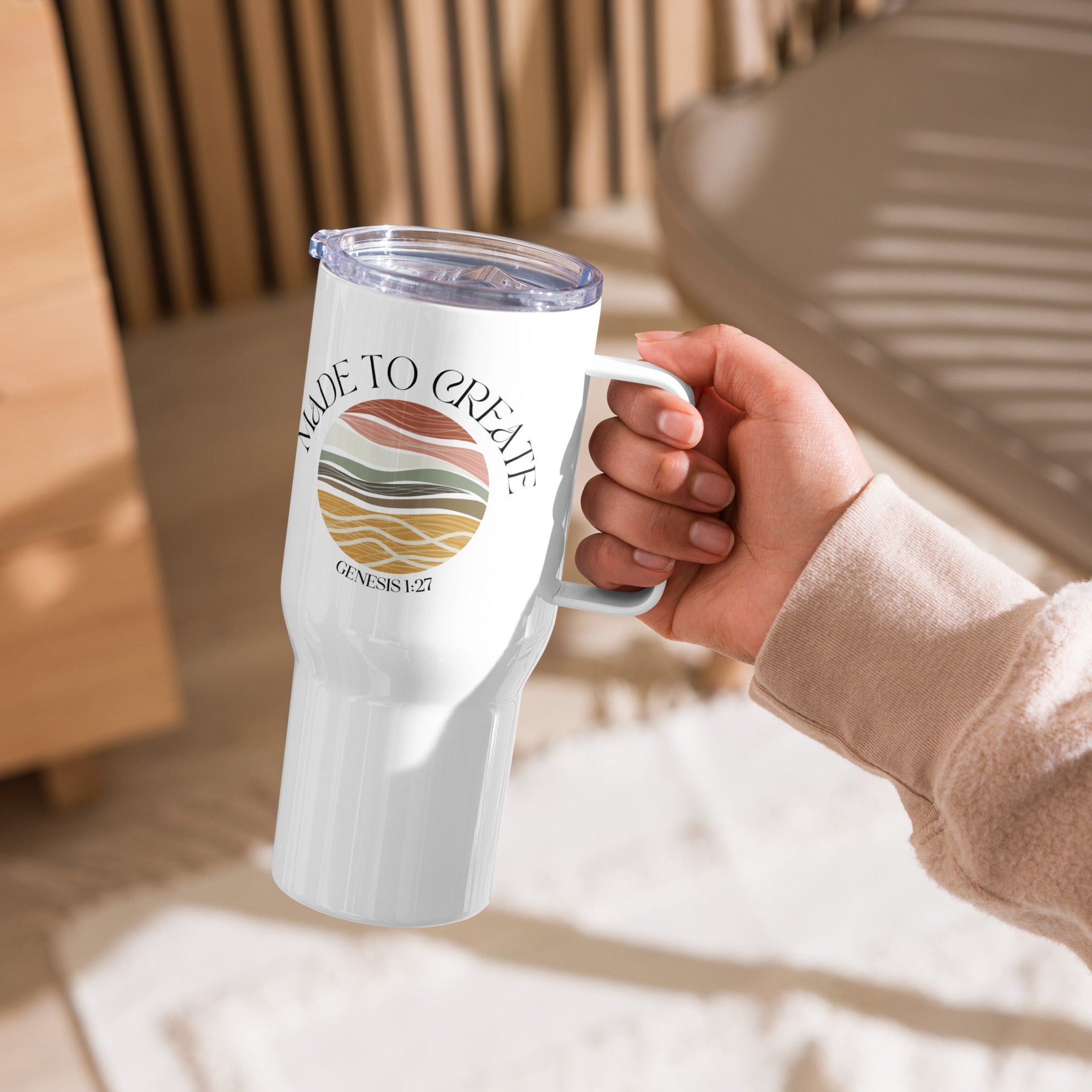 Made to Create - Travel mug with handle